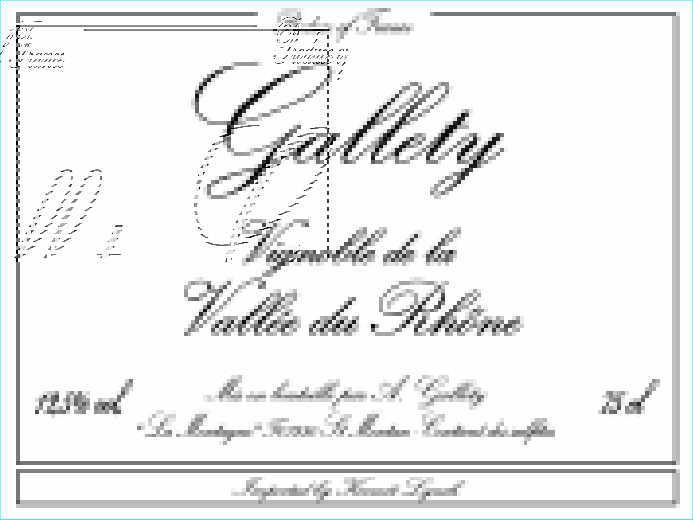 Vignoble De La Valle Du Rhone
