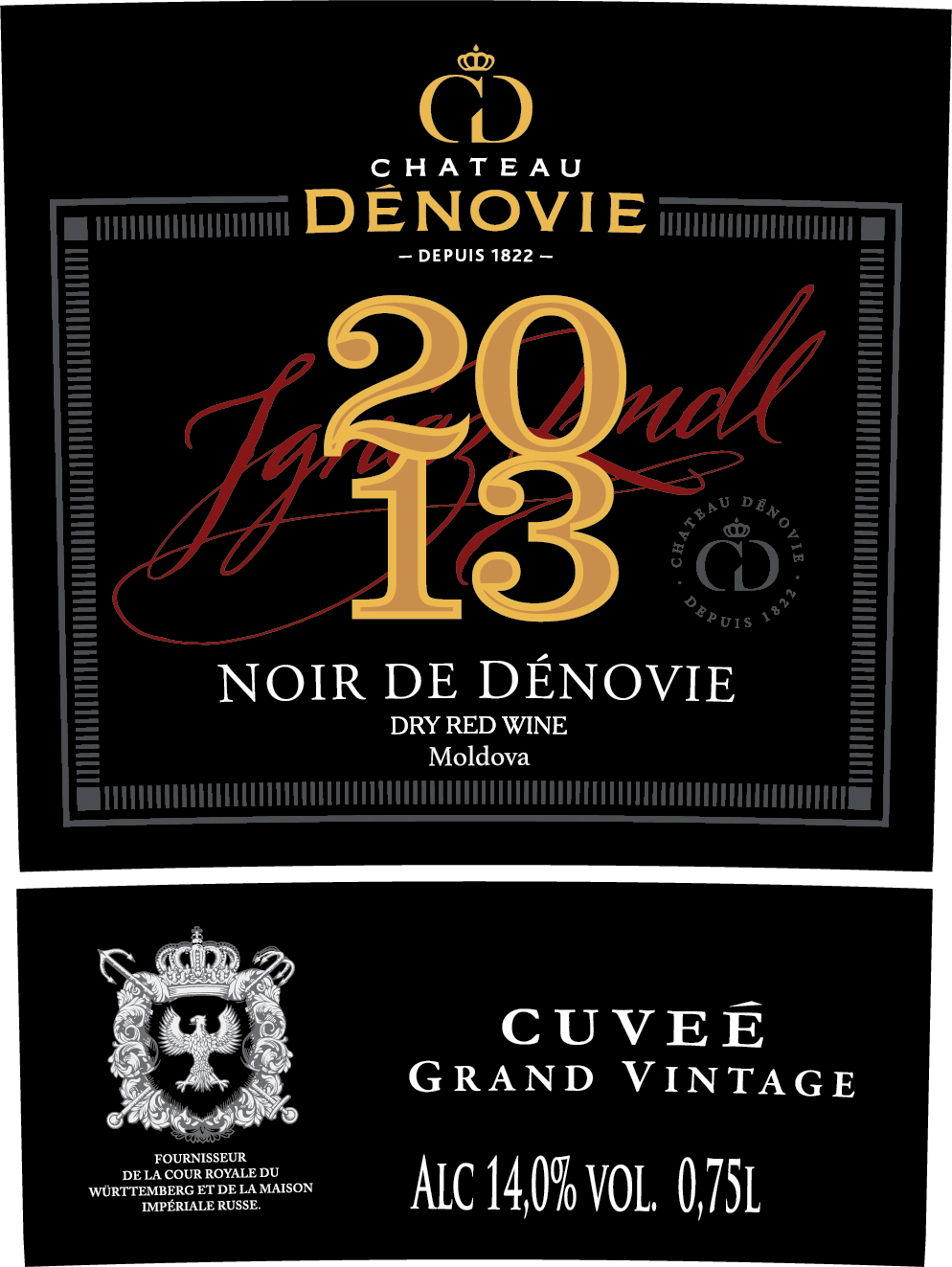Noir De Dénovie Dry Red Wine
