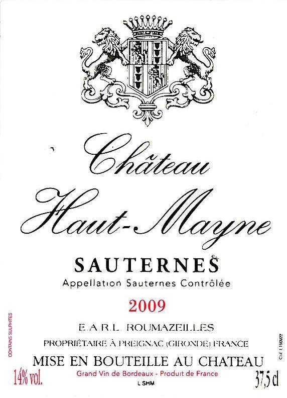 Château Haut-Mayne Sauternes