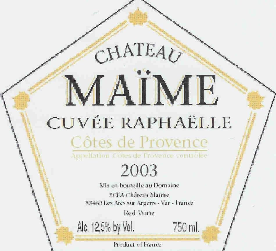 Cuvée Raphaëlle