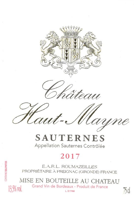 Château Haut - Mayne Sauternes