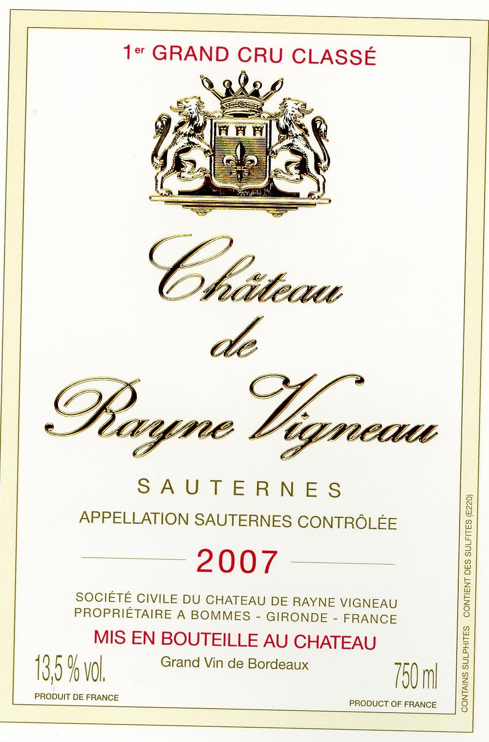 Chateau De Rayne Vigneau