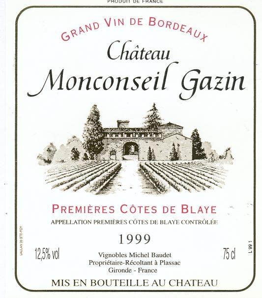 Chateau Monconseil Gazin