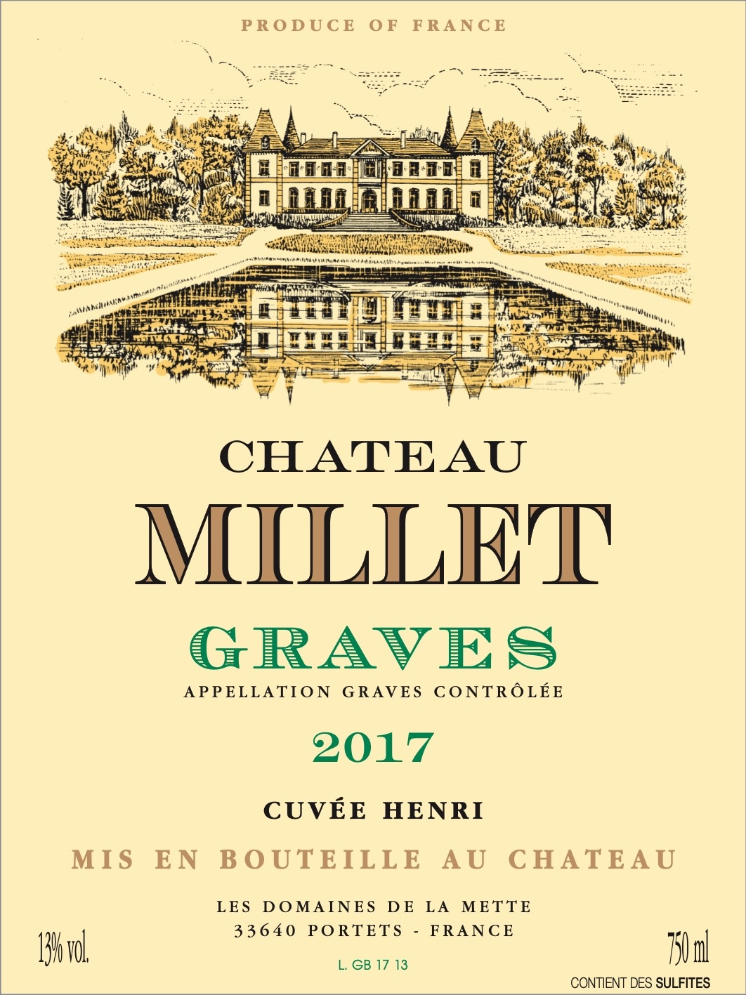 Chateau Millet Graves Aoc