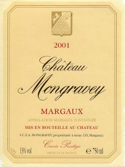 Mongravey Red Wine