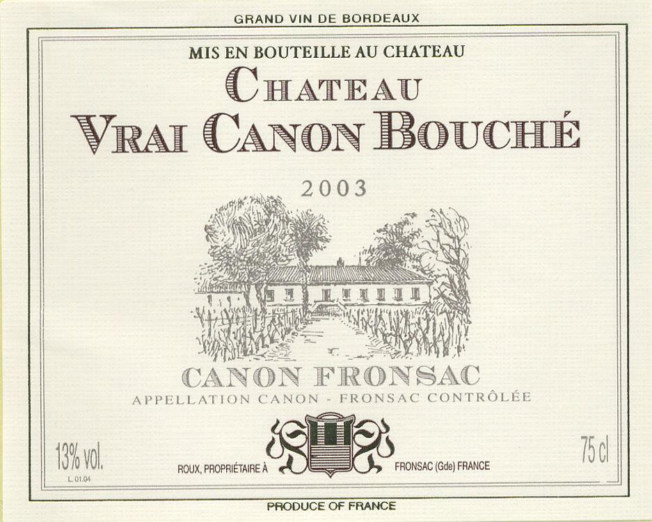 Vrai Canon Bouché