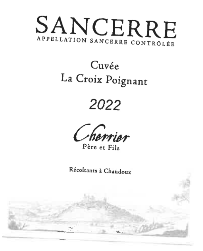 Cuvée La Croix Poignant