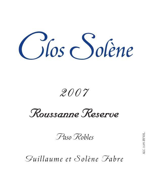Roussanne Reserve