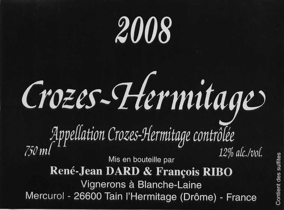 Red Wine Crozes - Hermitage