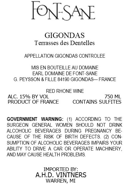 Terrasses De Dentelles