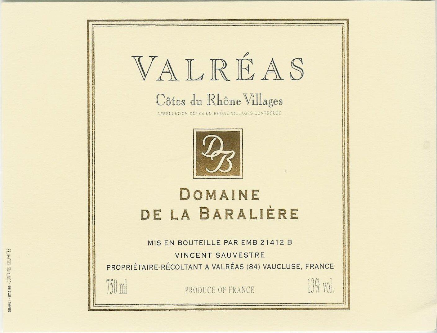 Domaine De La Baraliere Valreas