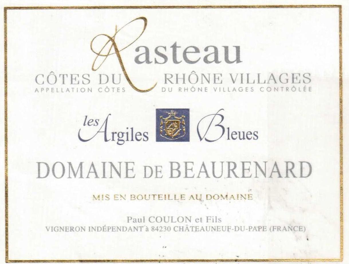 Rasteau Les Argiles Bleues