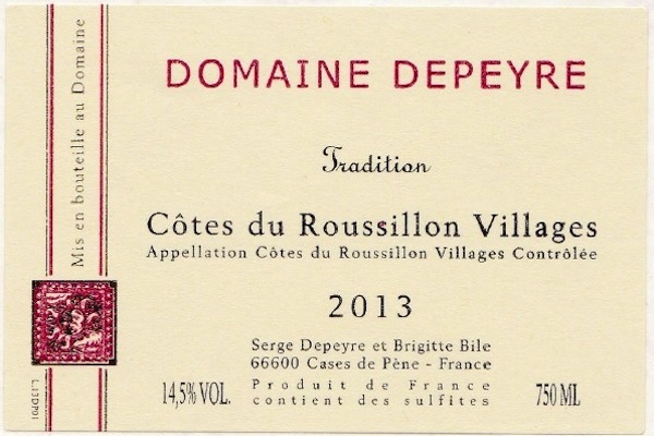 Domaine Depeyre Cotes Du Roussillon Villages