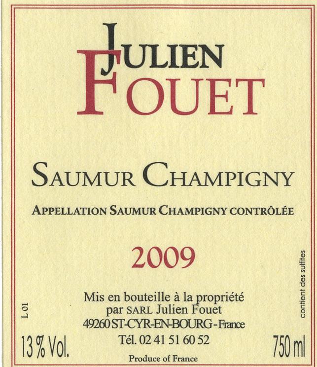 Saumur-Champigny Red Loire Wine