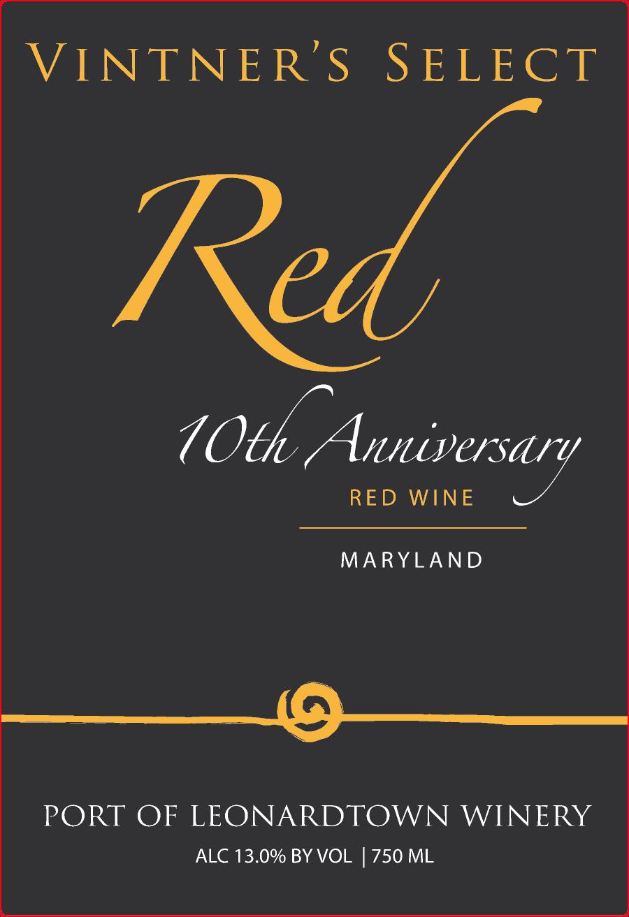 Vintner's Select Red 10th Anniversary