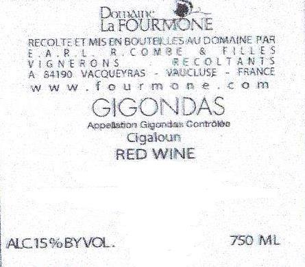 Cuvee Cigaloun