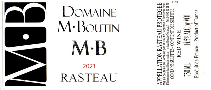 M.B Rasteau