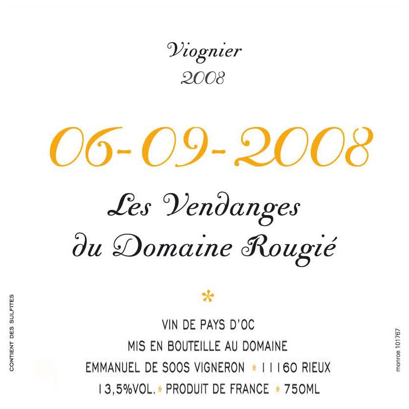 Les Vendanges du Domaine Rougié