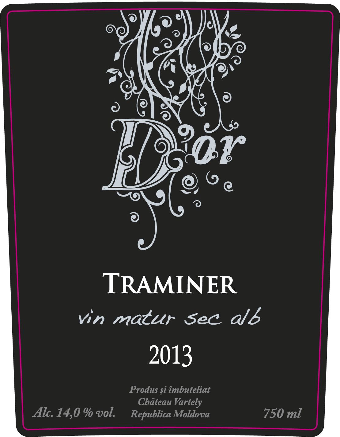 D'or Chateau Vartely Traminer Sm 117