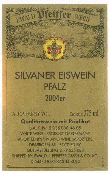 Silvaner Eiswein