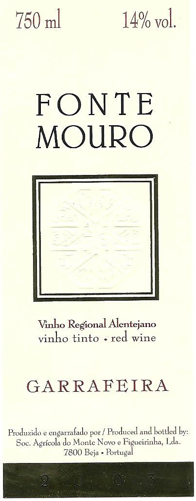 Fonte Mouro Garrafeira