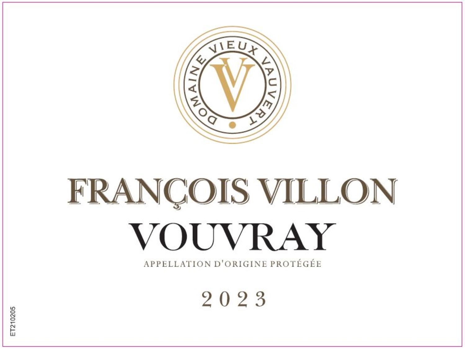 Vieux Omaine Oa Vauver François Villon Vouvray