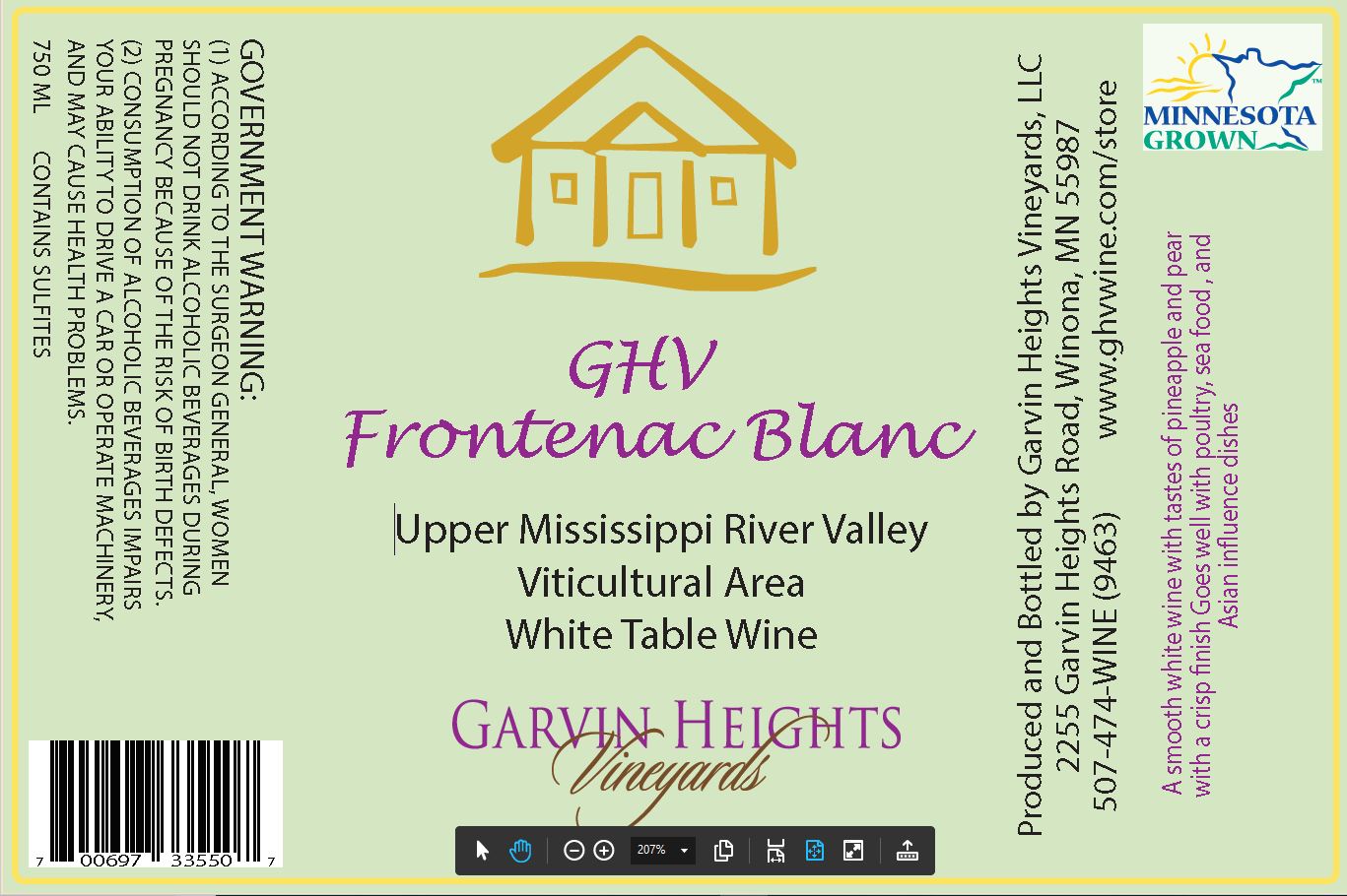 Frontenac Blanc