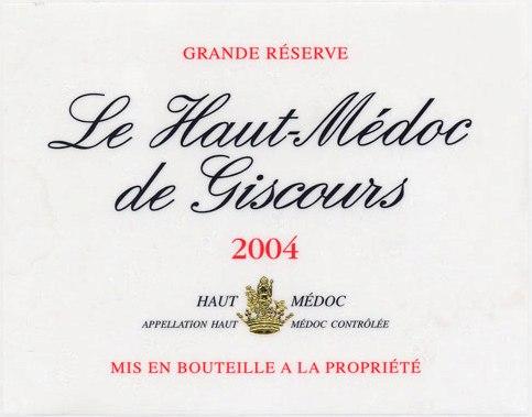 Le Haut-Médoc de Giscours