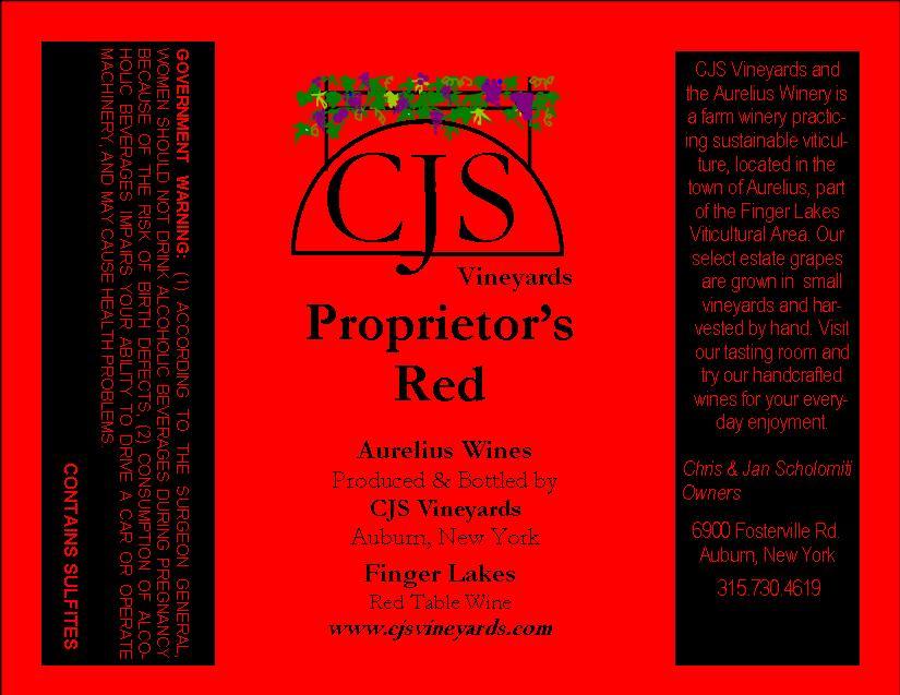 Proprietor’s Red