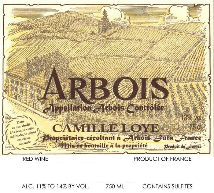 Arbois Red Wine
