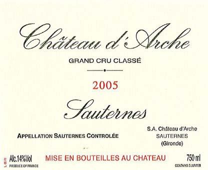 Sauternes Grand Cru Classé