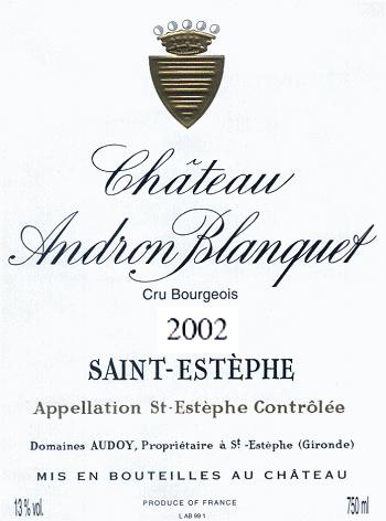 Chateau Andron Blanquet
