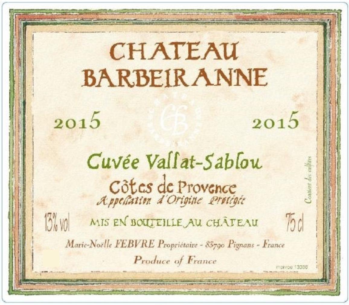 Cuvee Vallat Sablou