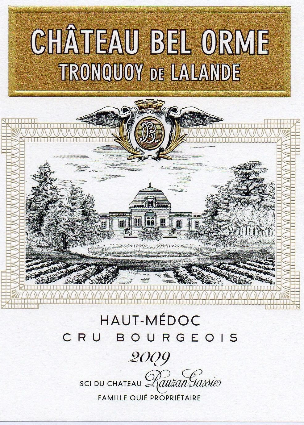 Château Bel Orme Tronquoy De Lalande Haut-Médoc Aoc