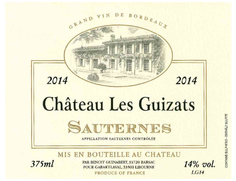 Château Les Guizats Sauternes
