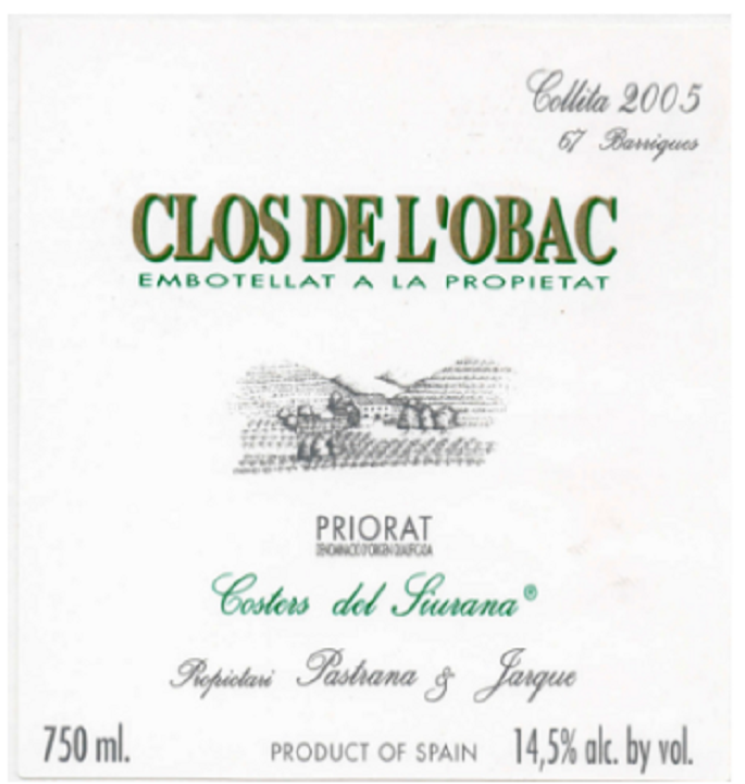 Clos de l'Obac