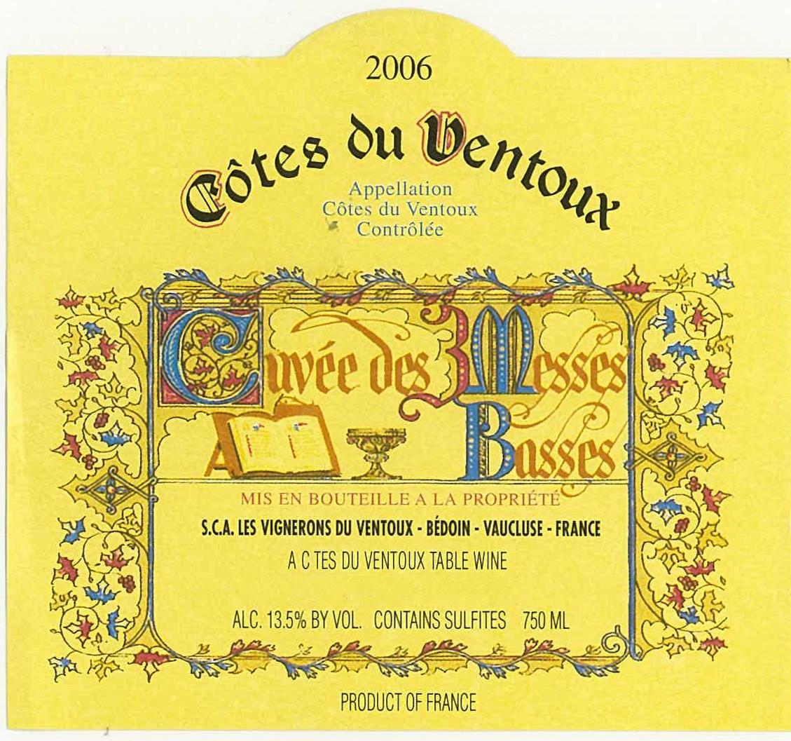 Cuvée des Messes Basses