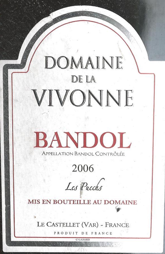 Domaine De La Vivonne Red Table Wine