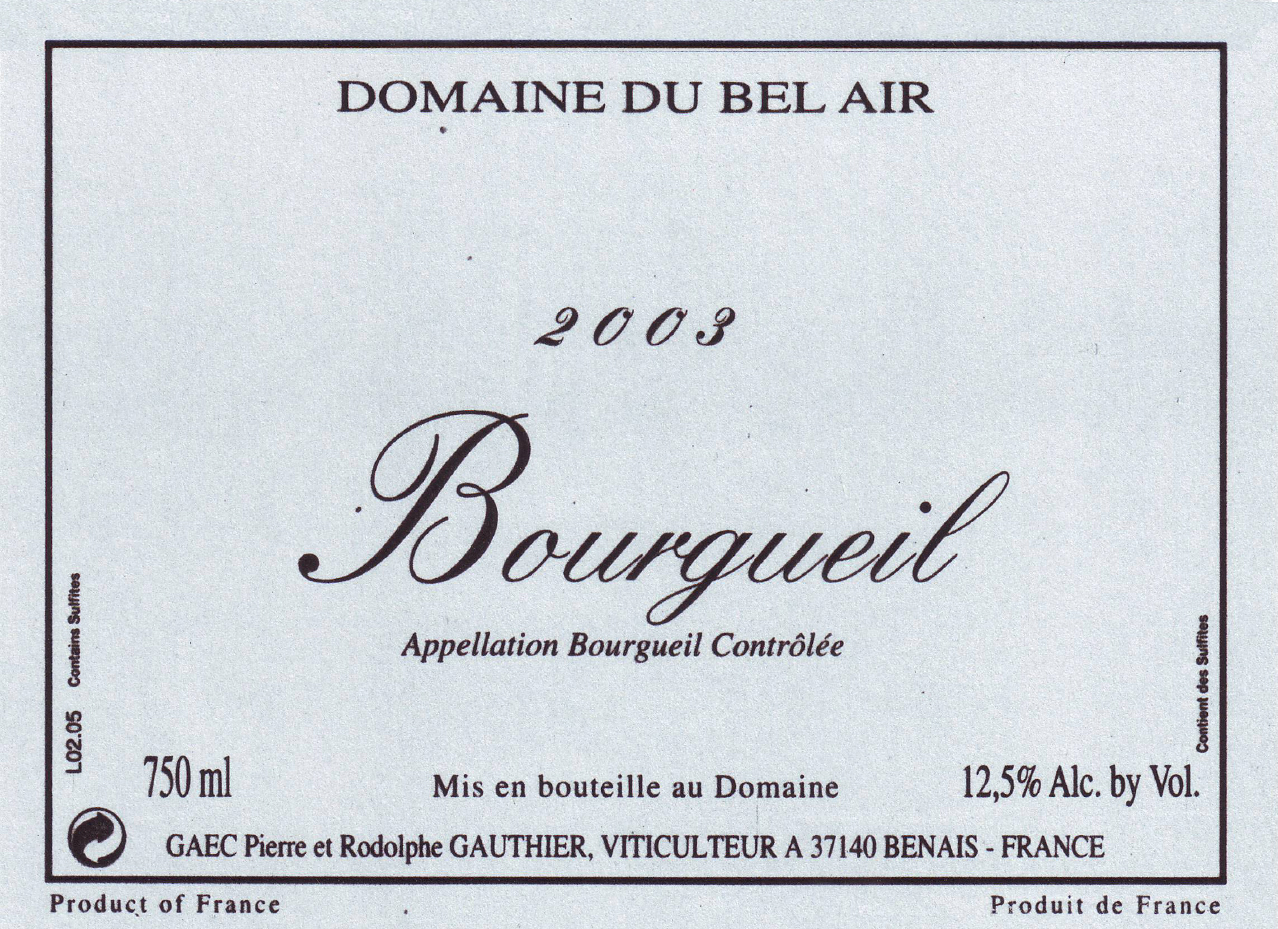 Pierre Et Rodolphe Gauthier Bourgueil A Maximilien Selection