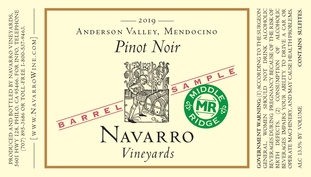 Middle Ridge Barrel Sample