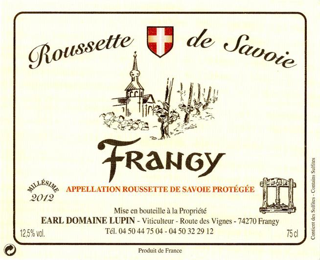 Domaine Lupin Roussette De Savoie