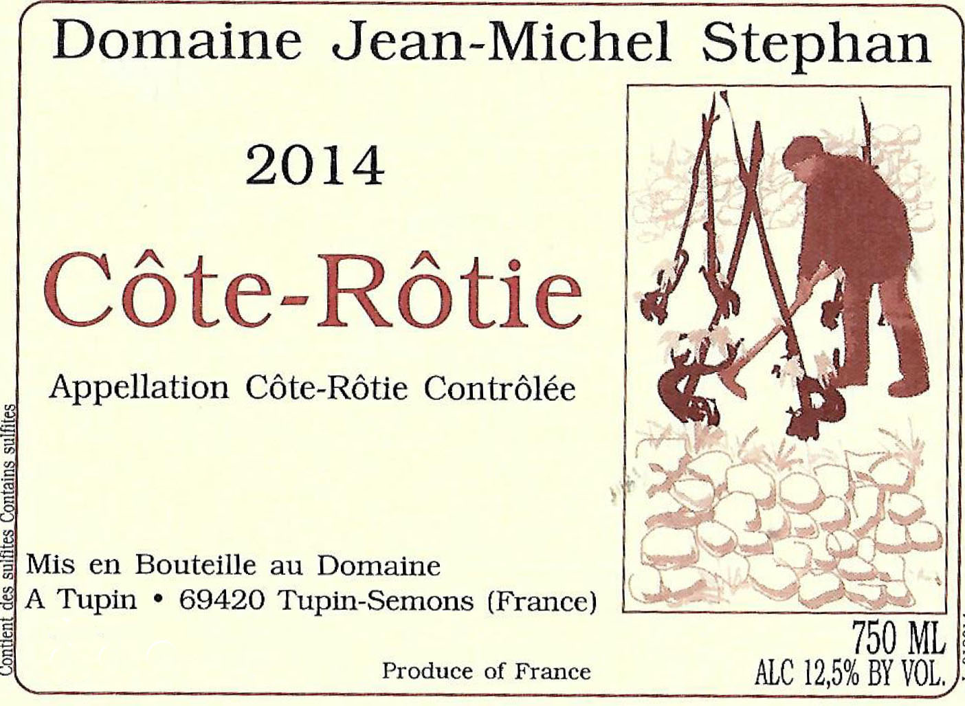 Red Wine Cote - Rotie