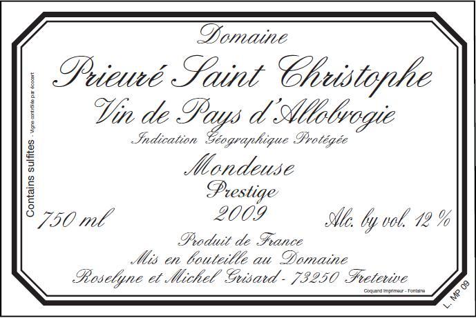 Mondeuse Prestige