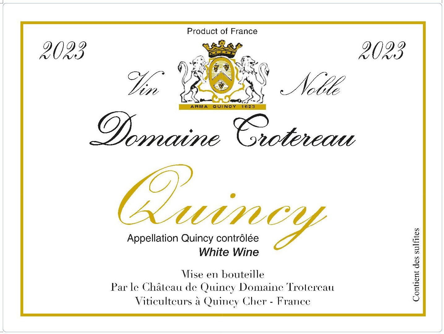 Noble Quincy White Wine