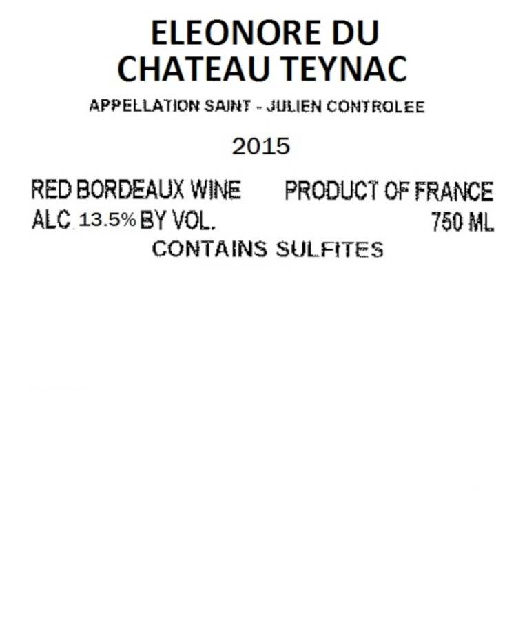 Eleonore Du Chateau Teynac