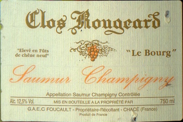 Clos Rougeard Le Bourg