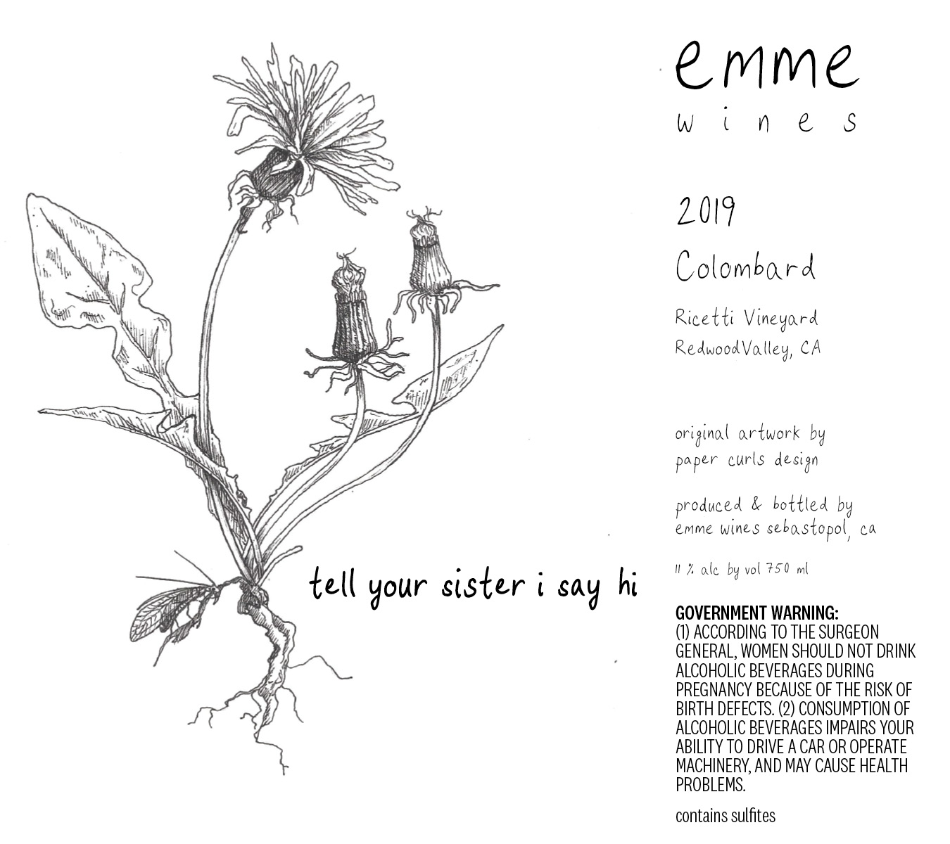 Tell Your Sister I Say Hi