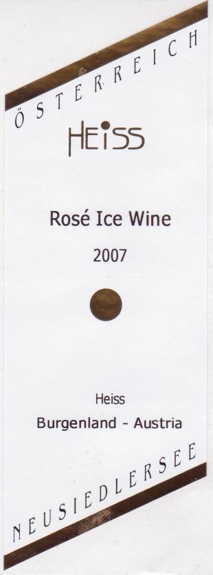 Rosé Ice Wine