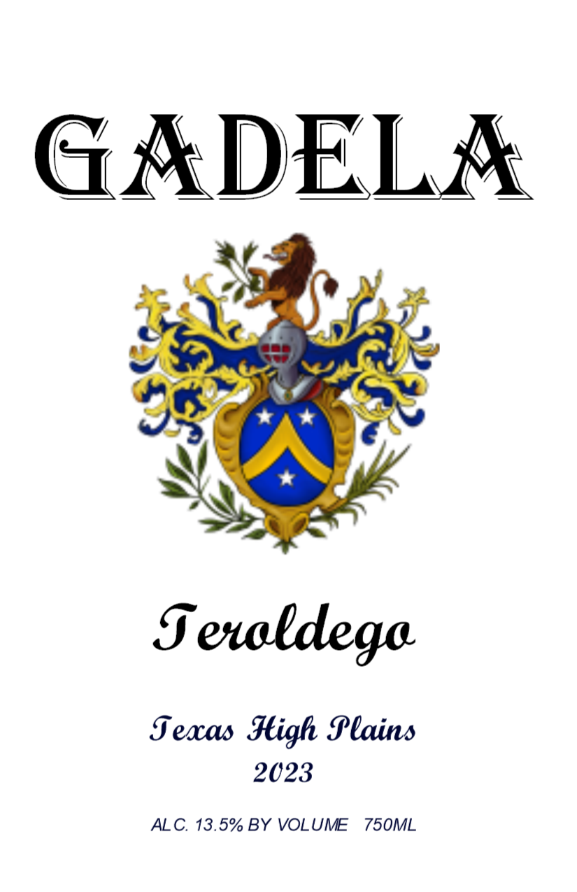 Teroldego Texas High Plains