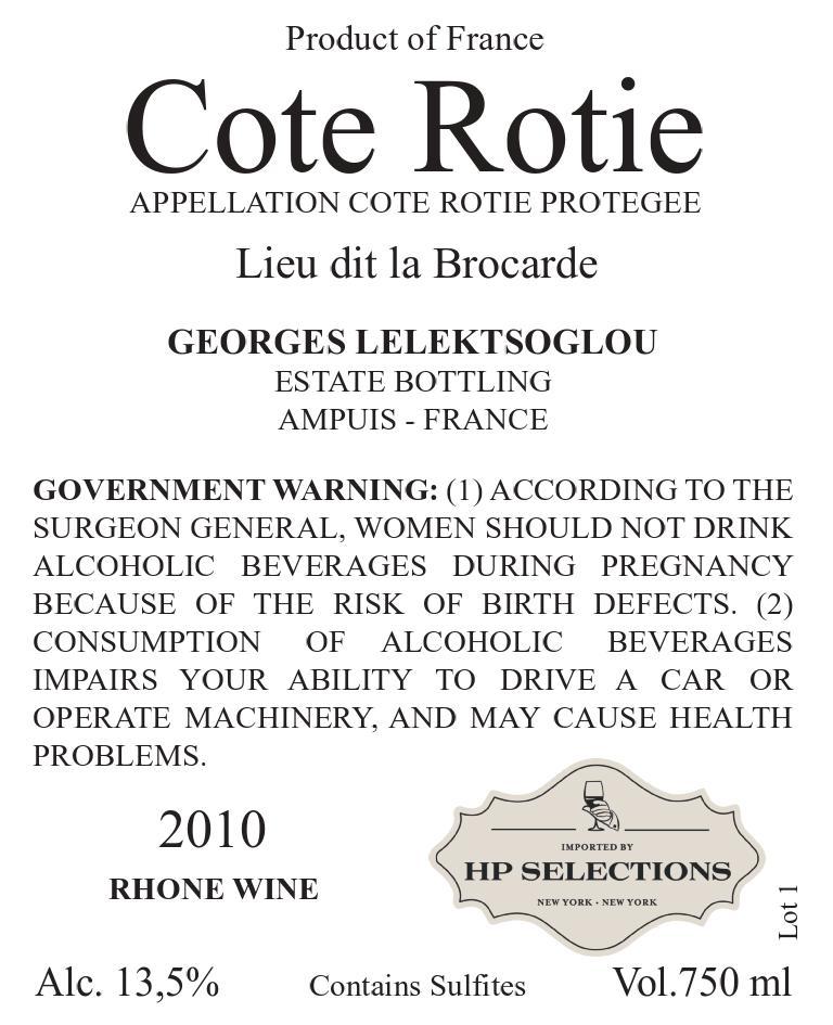 Lieu dit la Brocarde